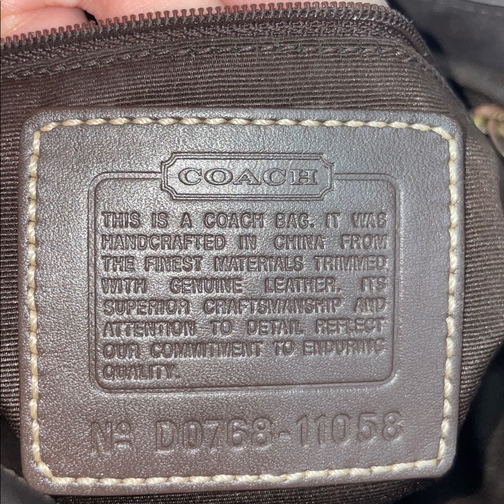 Coach ‘Hampton’ Signature Hobo - Picture 12 of 12